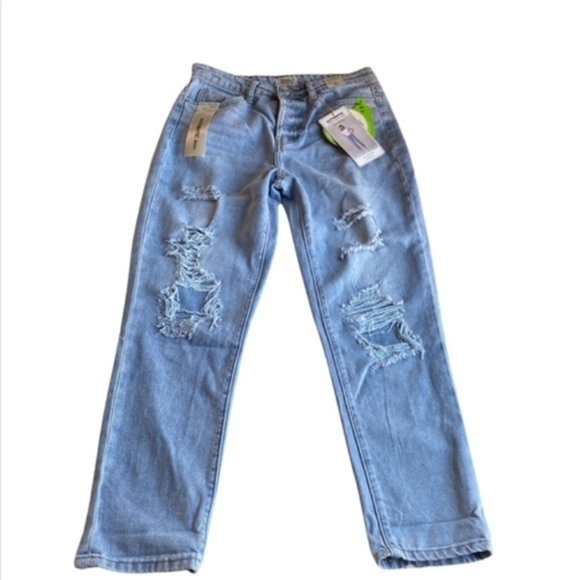 HP 🔥‎ NWT Eco-Friendly Simple Society Mom Jeans 3/26 - Picture 1 of 6